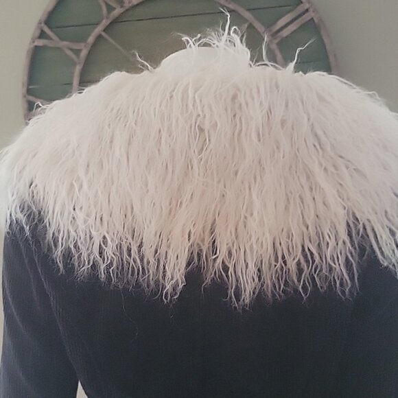 Free People Lady Lane Faux Fur Collar Corduroy Jacket - Picture 6 of 16